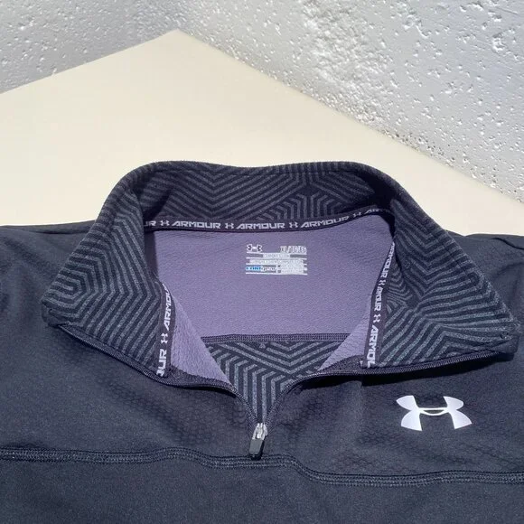 Under Armour Men's Compression Cold Gear Fleece Pullover - Picture 6 of 6